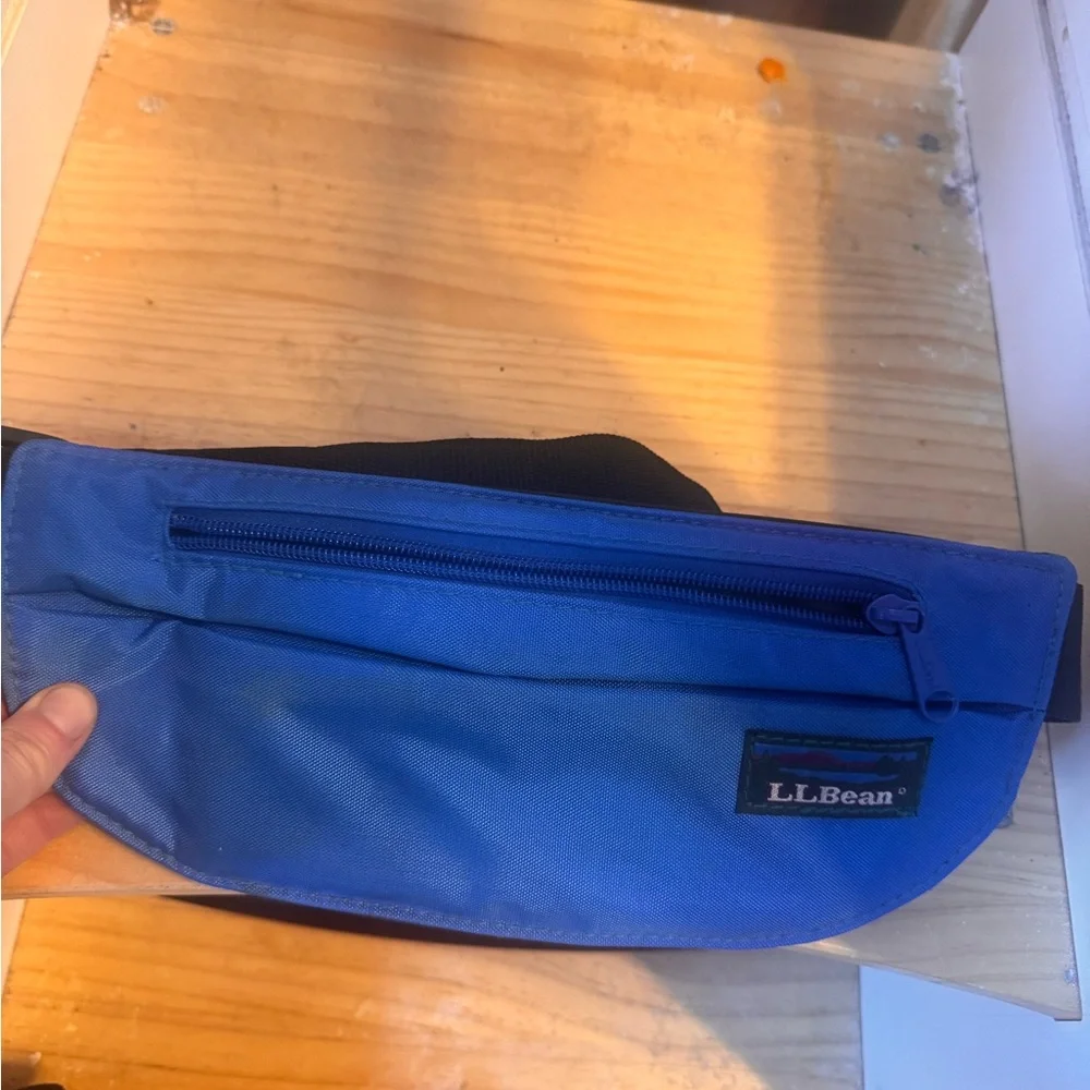 Vintage 90s L.L. Bean Fanny pack Blue Waist Bag